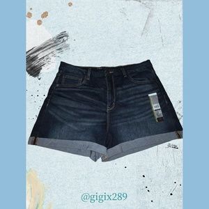 Curvy Mom Denim Shorts